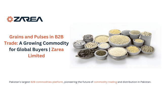 Grains and Pulses in B2B Trade: A Growing Commodity for Global Buyers | Zarea Limited cover picture