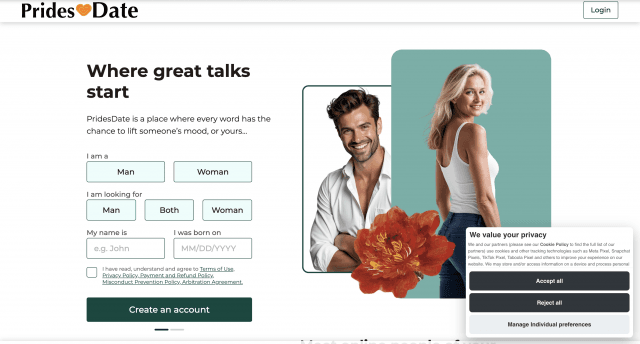 PridesDate Review: How to Meet People Without Wasting Time on the Platform cover picture