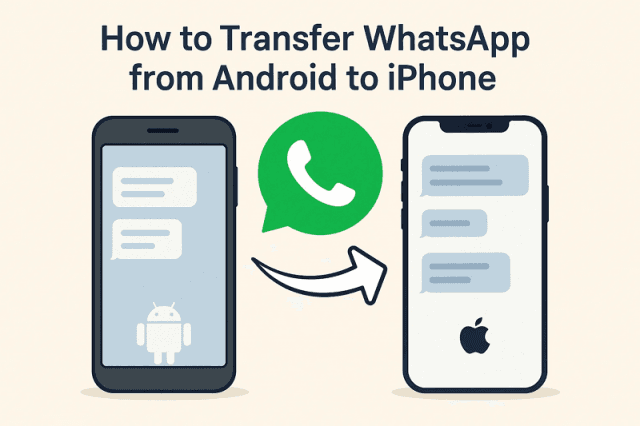 How to Transfer WhatsApp from Android to iPhone with MobileTrans [All Ways] cover picture