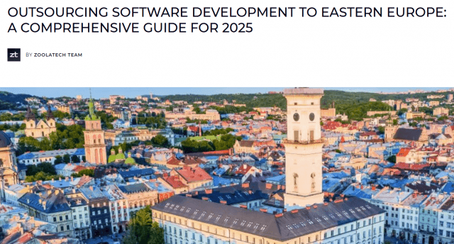 Why Companies Are Moving from India to Eastern Europe for Software Outsourcing cover picture