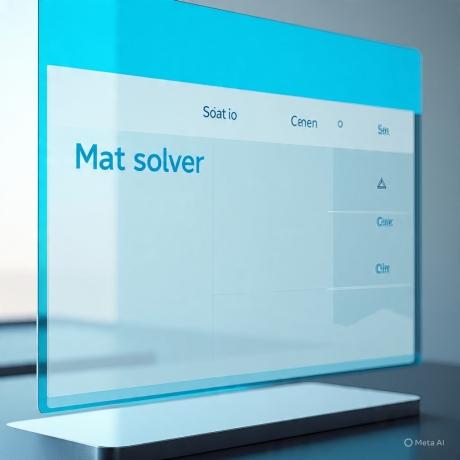 Math Solver Extension: Crystal-Clear Solution to Complicated Problems. cover picture