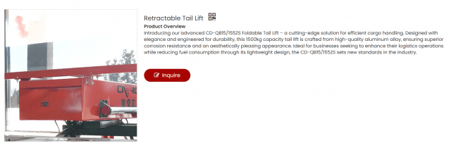 Folding Tail Lift: Enhancing Efficiency and Flexibility in Modern Logistics cover picture