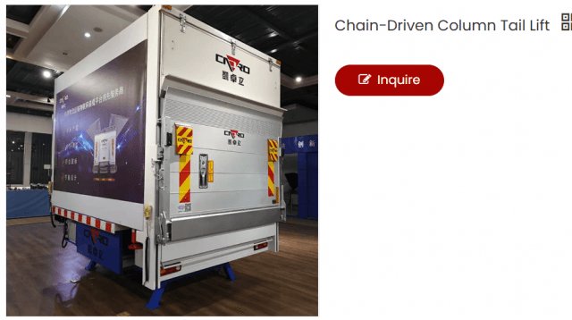 The Future of Heavy Lifting: Why the Chain-Driven Column Tail Lift Is Redefining Vehicle Loading Systems cover picture