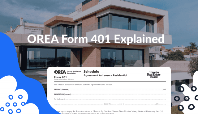 OREA 401 Form: Tips on How to Fill Out Form 401 Rental Application cover picture
