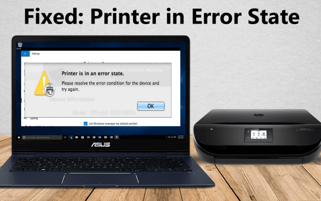 Printer Showing in Error State Try These Fixes cover picture