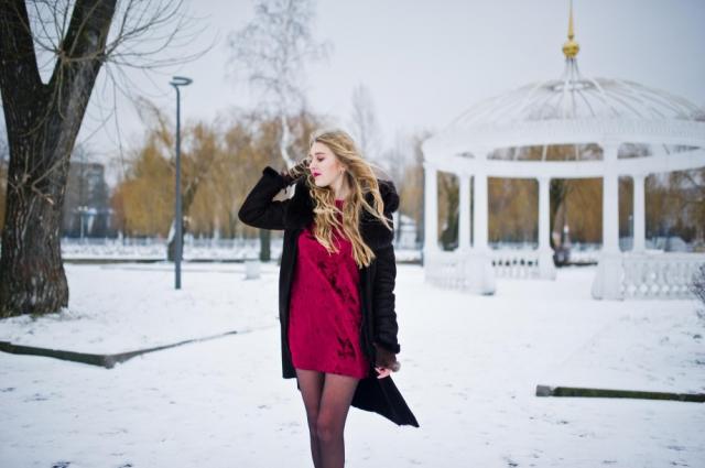 Wearing summer dresses in a winter season cover picture