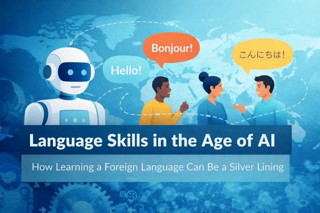 How Learning a Foreign Language Can Be a Silver Lining in the Age of Artificial Intelligence cover picture