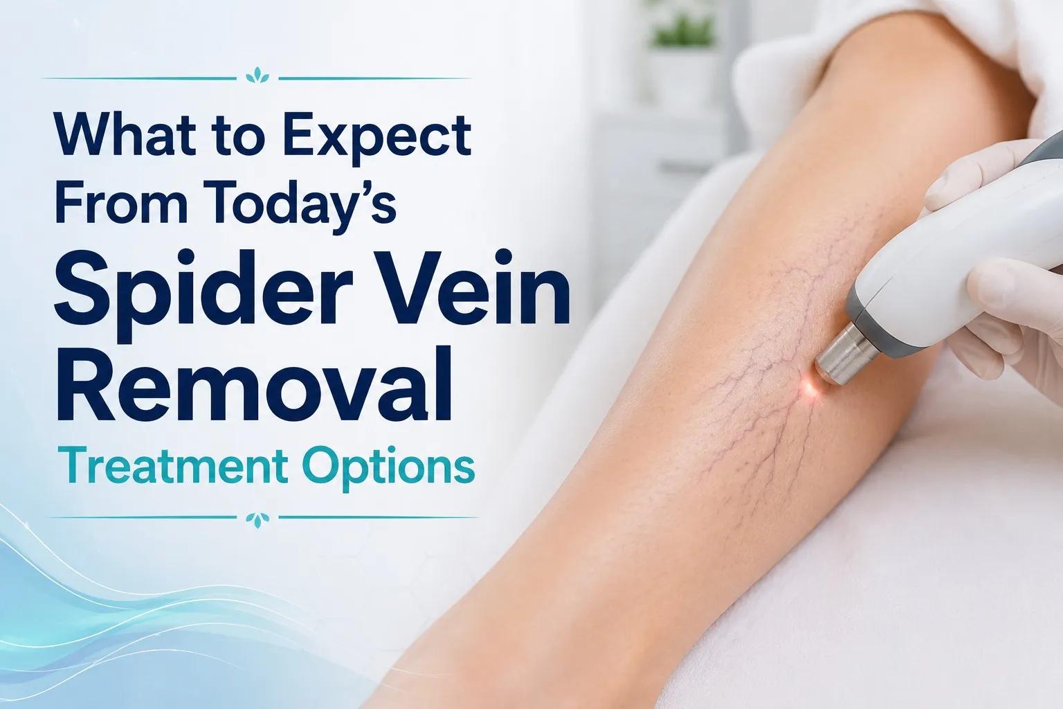 What to Expect From Today's Spider Vein Removal Treatment Options cover picture