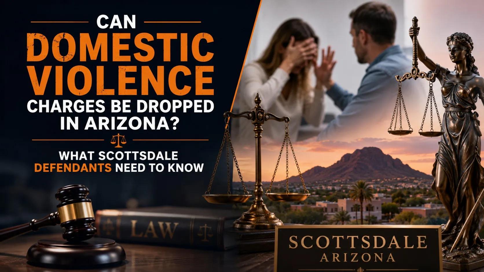 Can Domestic Violence Charges Be Dropped in Arizona? What Scottsdale Defendants Need to Know cover picture