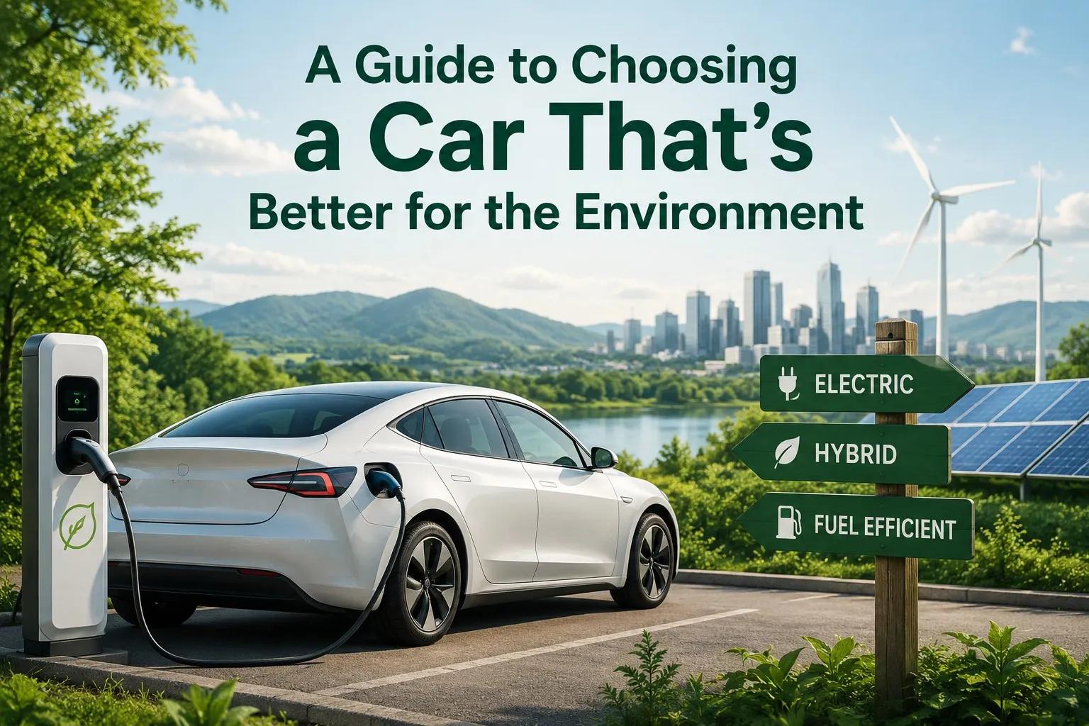 A Guide to Choosing a Car That’s Better for the Environment cover picture