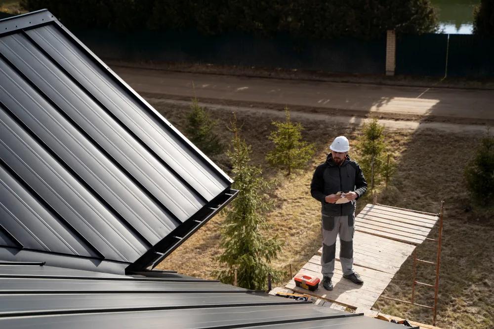 Hail damaged roof repair
