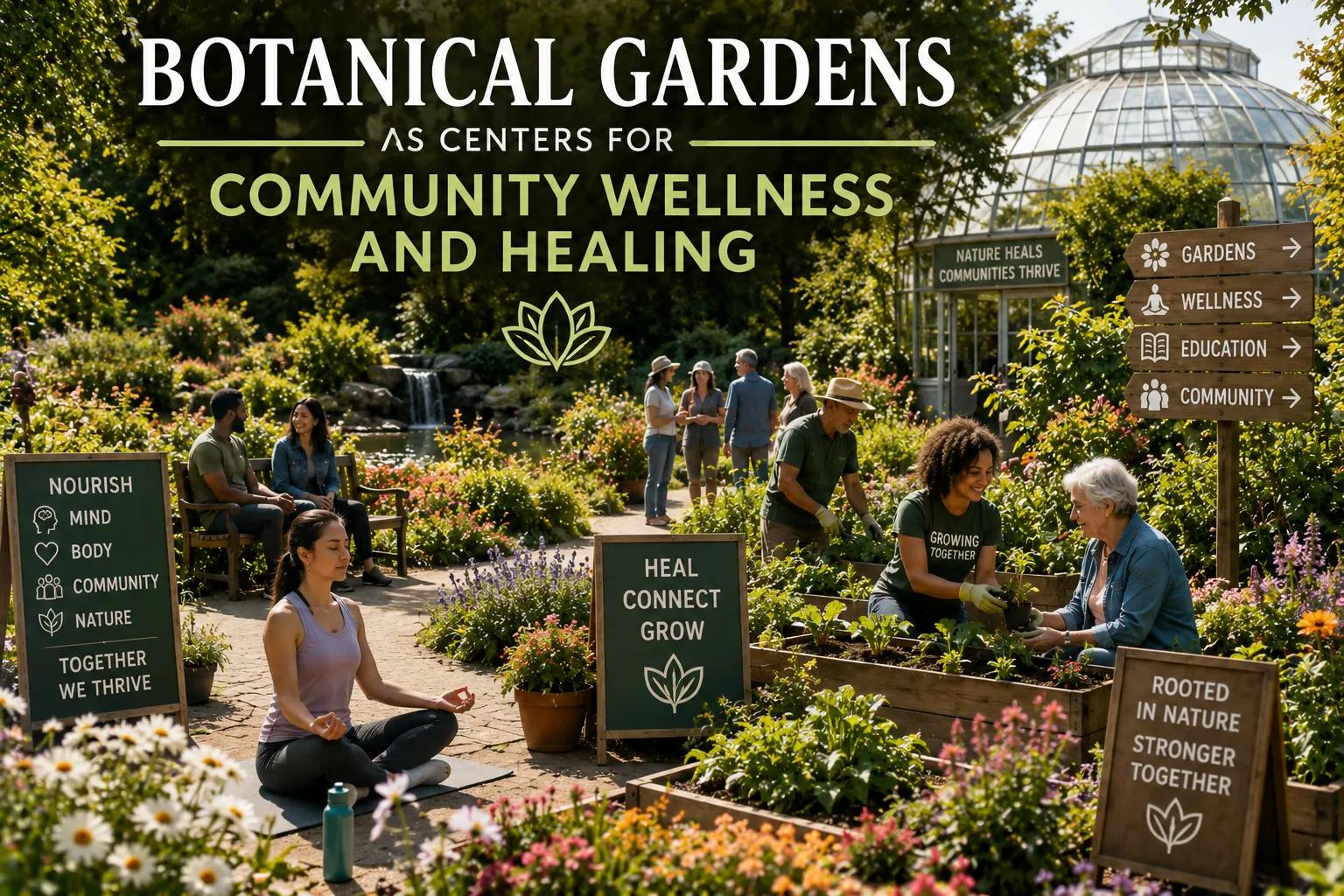 Botanical Gardens as Centers for Community Wellness and Healing cover picture