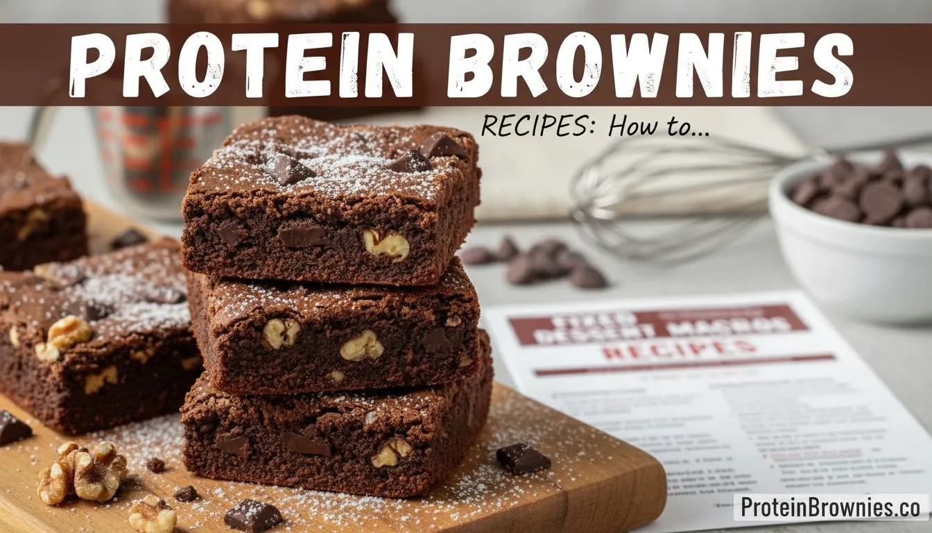Protein Brownies Recipes: How ProteinBrownies.co Fixed Dessert Macros cover picture
