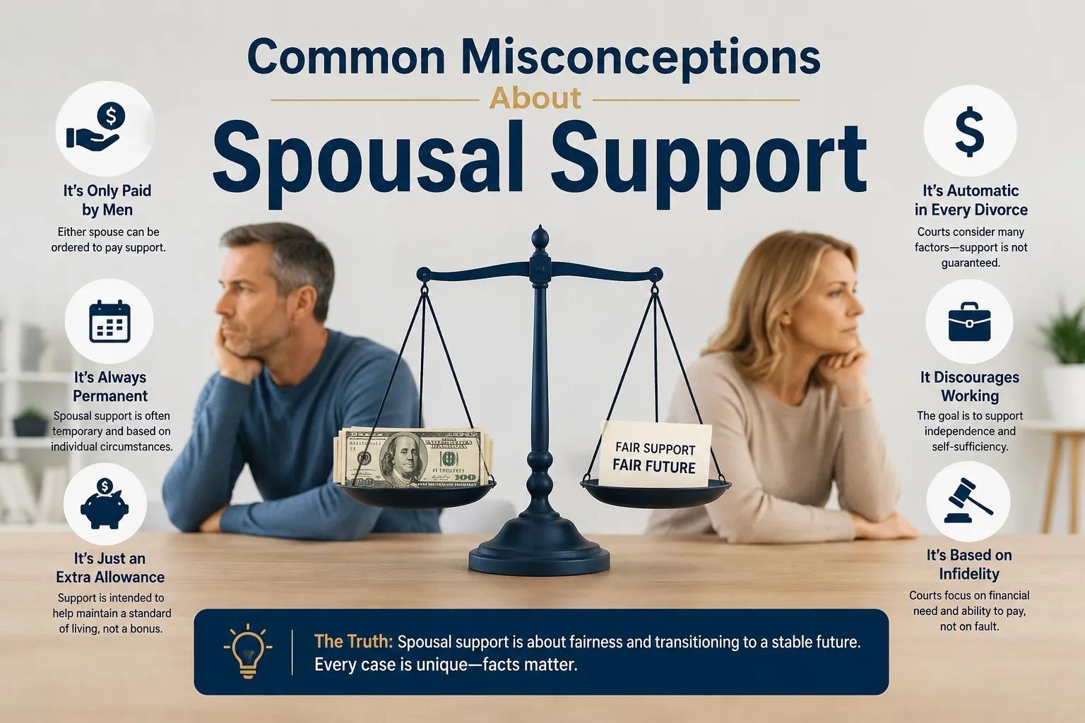 Common Misconceptions About Spousal Support cover picture