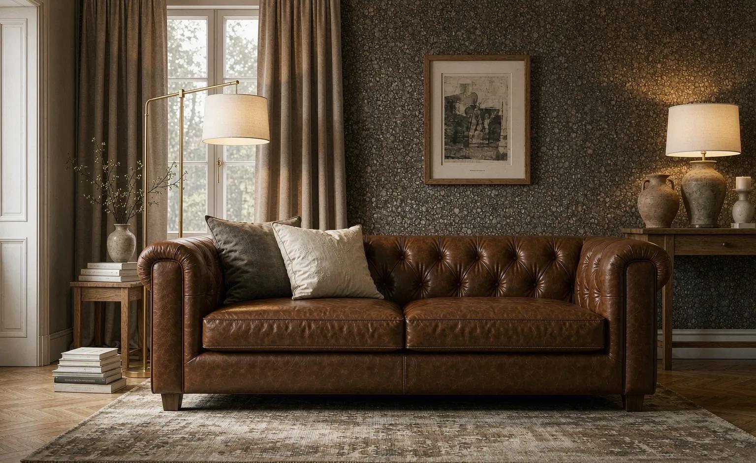Quality leather couch