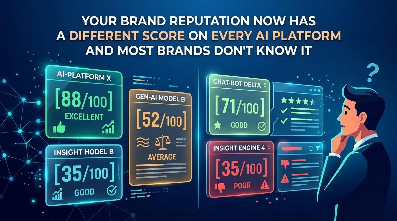 Your Brand Reputation Now Has a Different Score on Every AI Platform and Most Brands Don't Know It cover picture