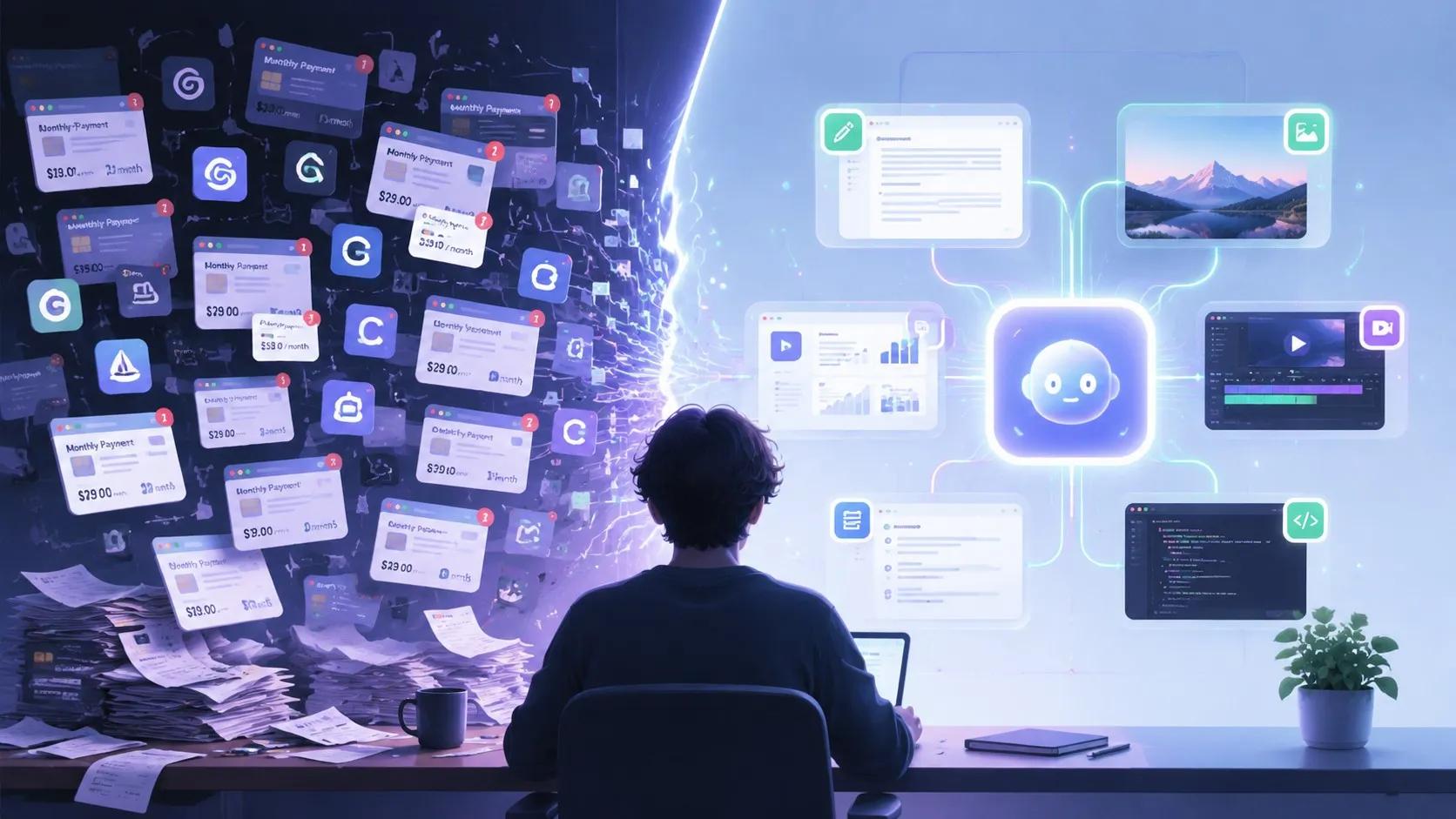 Why I Cancelled 12 Subscriptions and Replaced Them With One AI Assistant cover picture