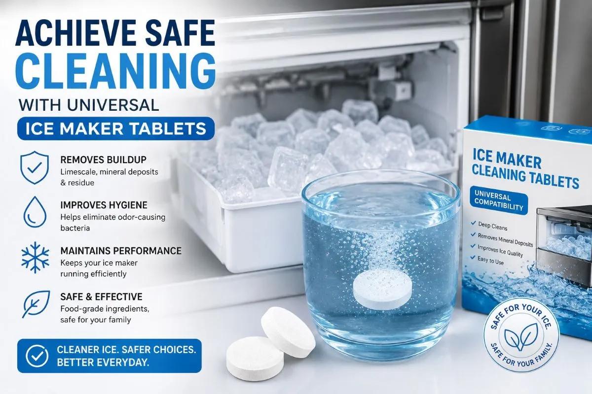 Achieve Safe Cleaning with Universal Ice Maker Tablets cover picture