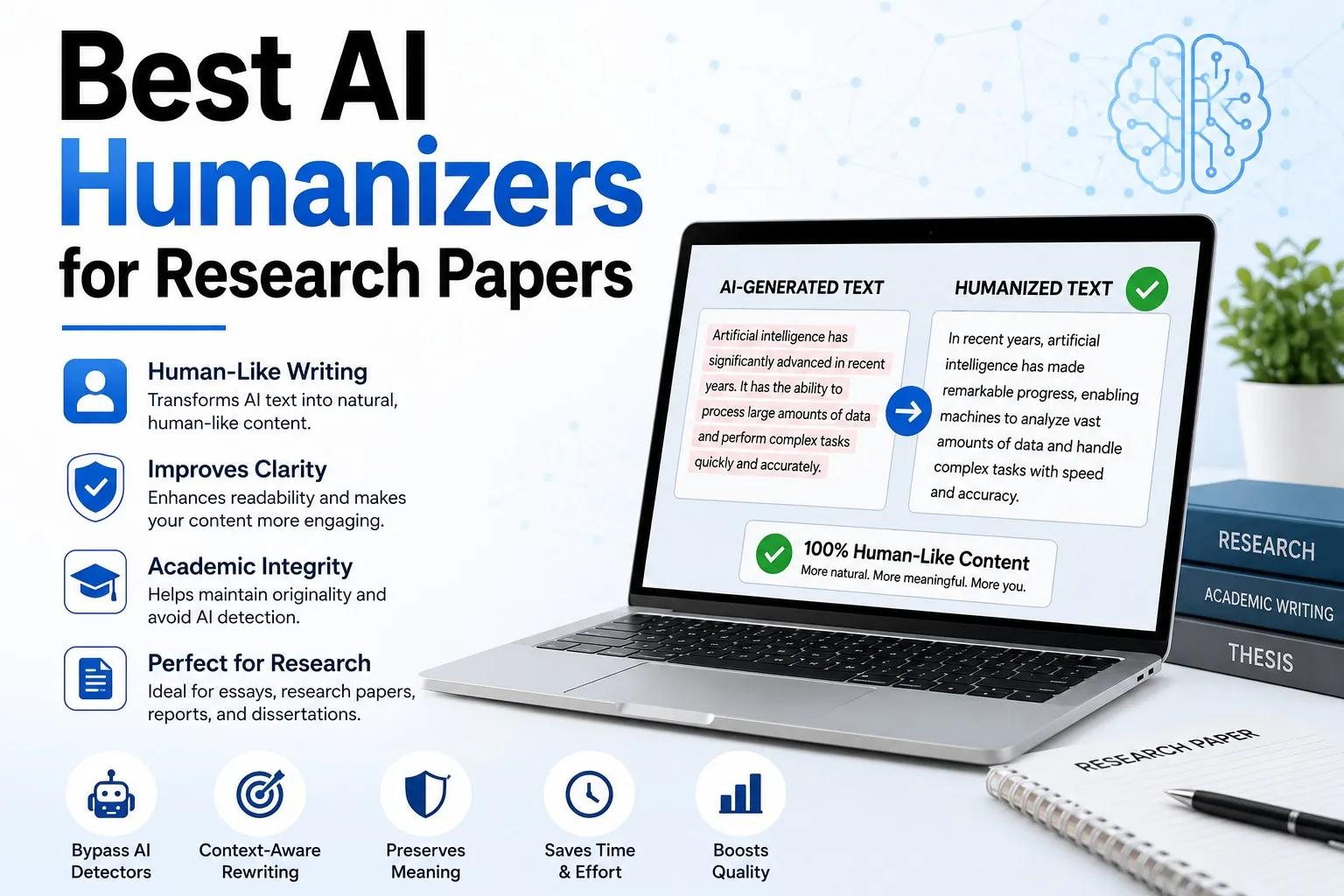 Best AI Humanizers for Research Papers cover picture