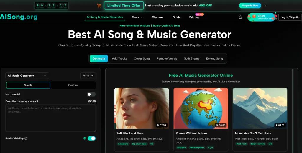 AI Song Generator: Turn Lyrics Into Full Songs by AISong cover picture