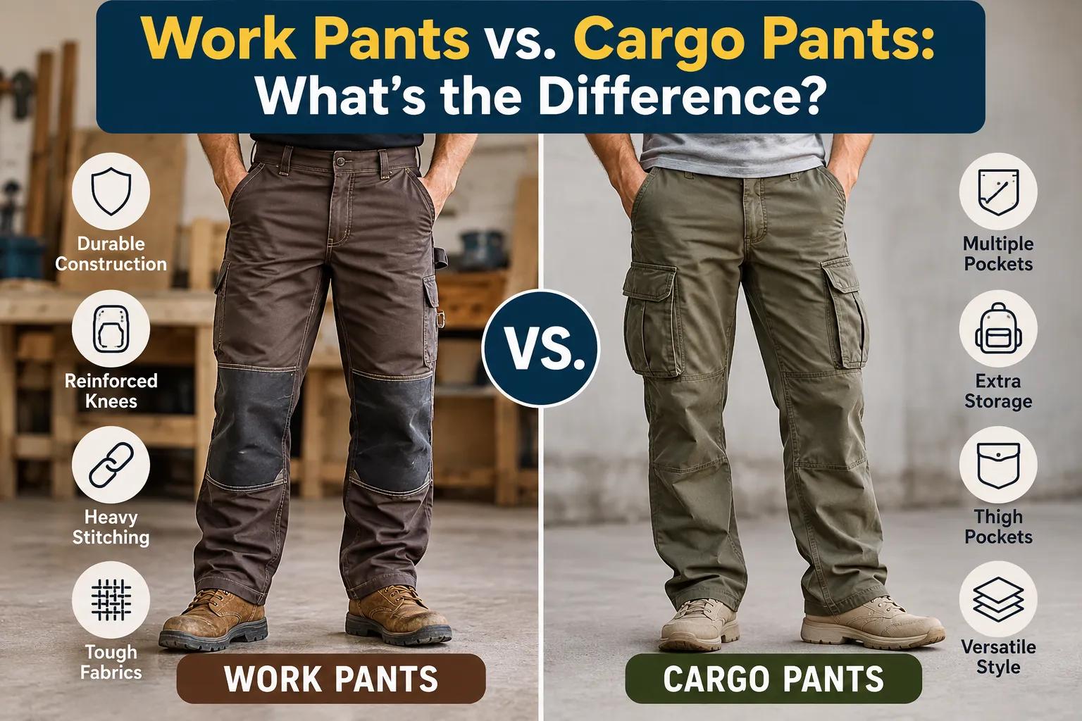Work Pants vs. Cargo Pants: What's the Difference? cover picture