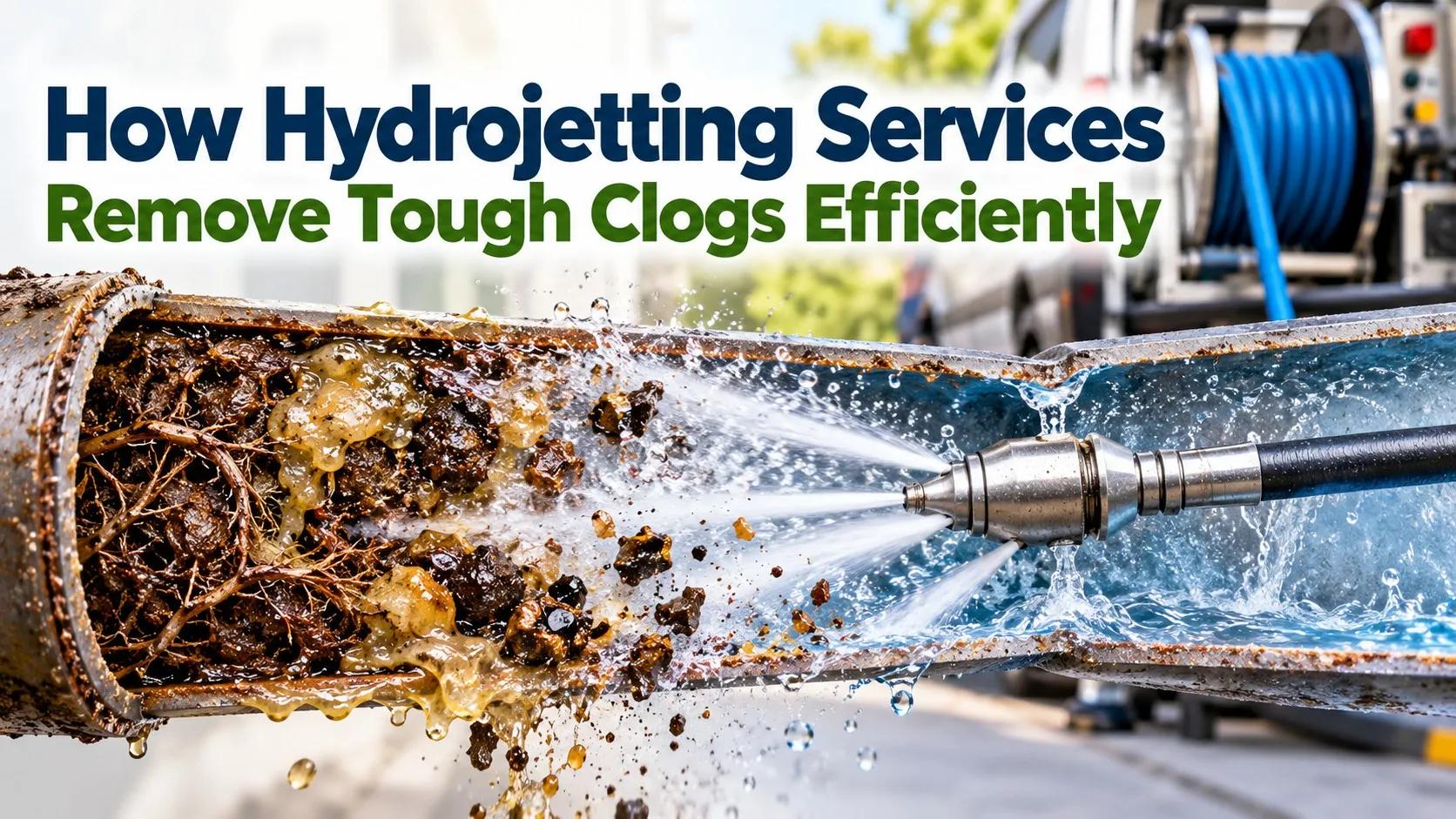 How Hydrojetting Services Remove Tough Clogs Efficiently cover picture