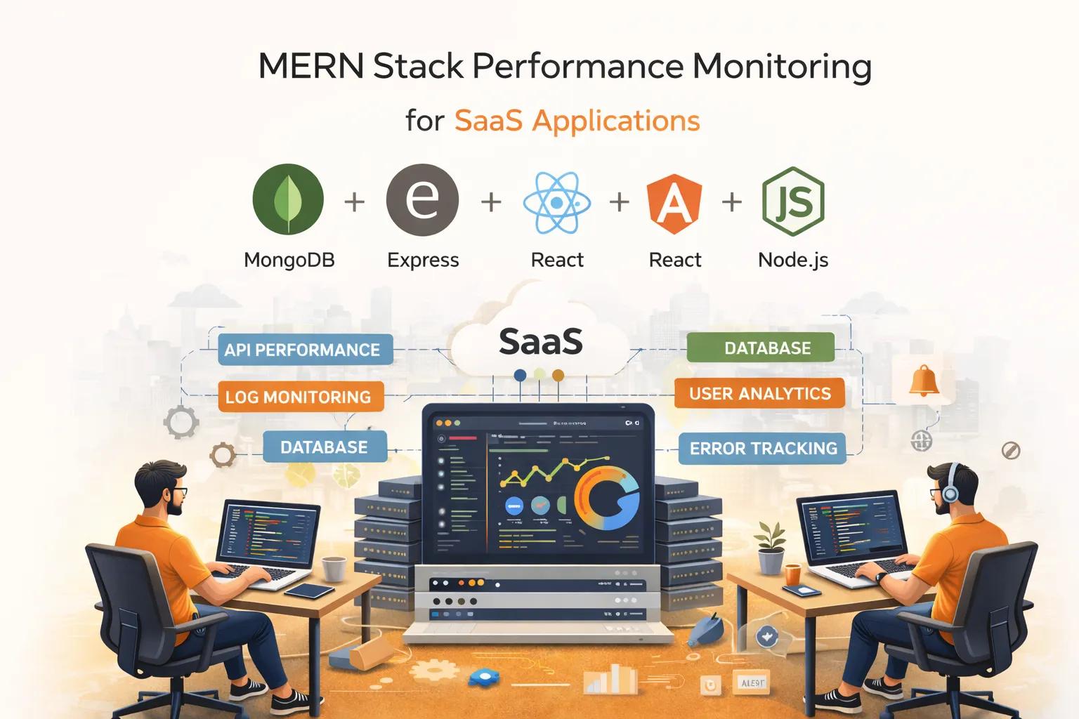 MERN Stack Performance Monitoring for SaaS Applications cover picture