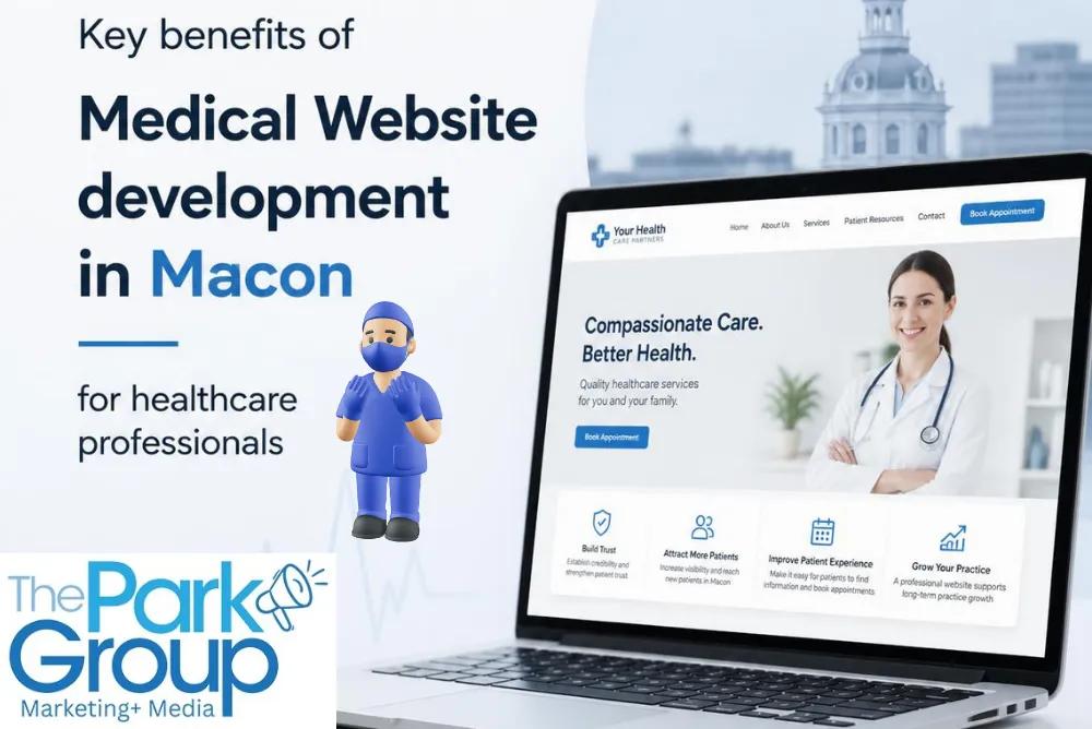 Key benefits of Medical Website development in Macon for healthcare professionals cover picture