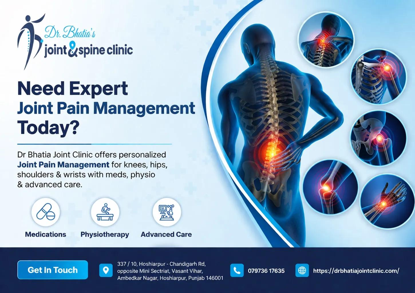 Knee Pain Treatment Near You: Expert Care at Dr. Bhatia Joint Clinic cover picture