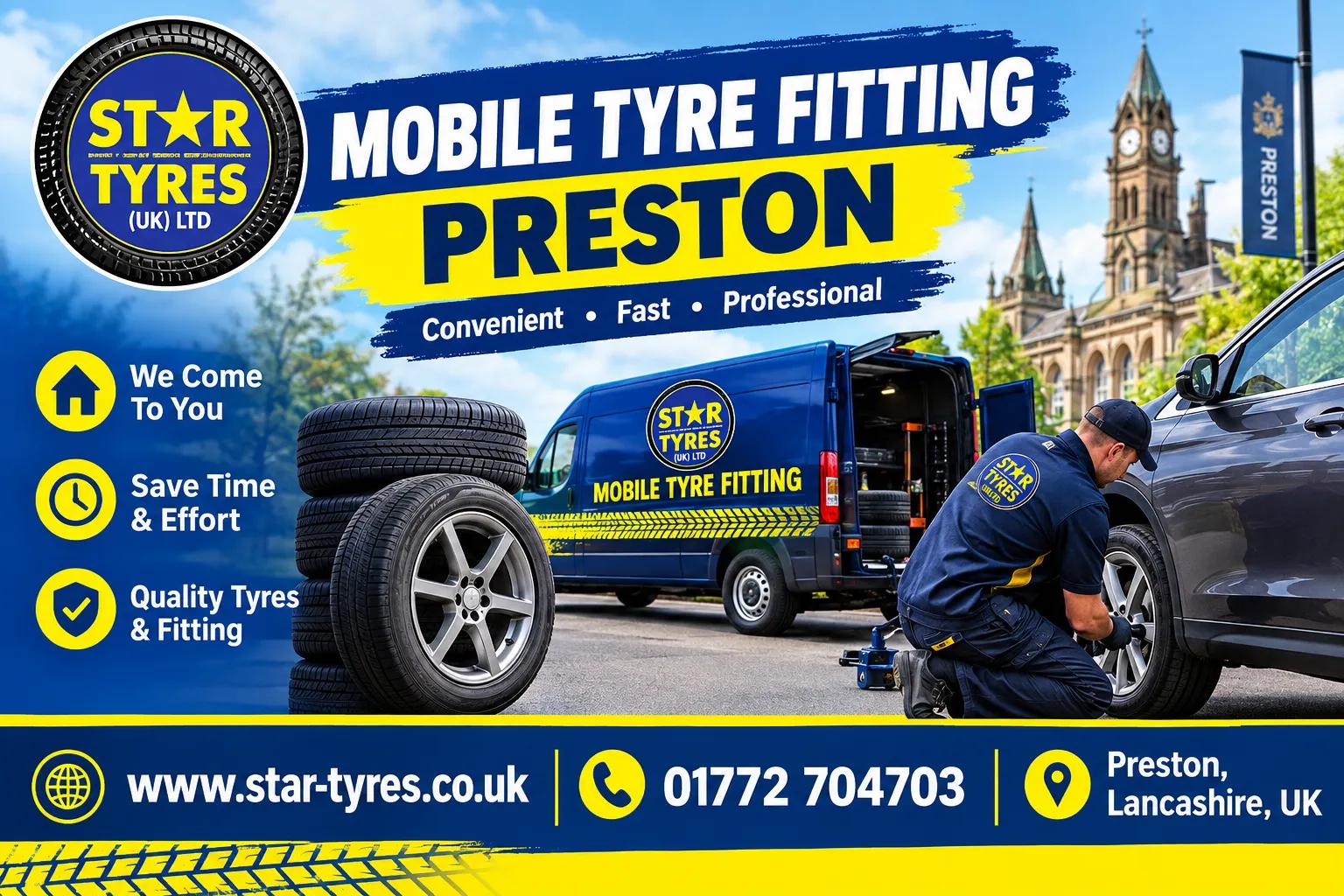 Top 5 Mobile Tyre Fitting Garages in Preston cover picture