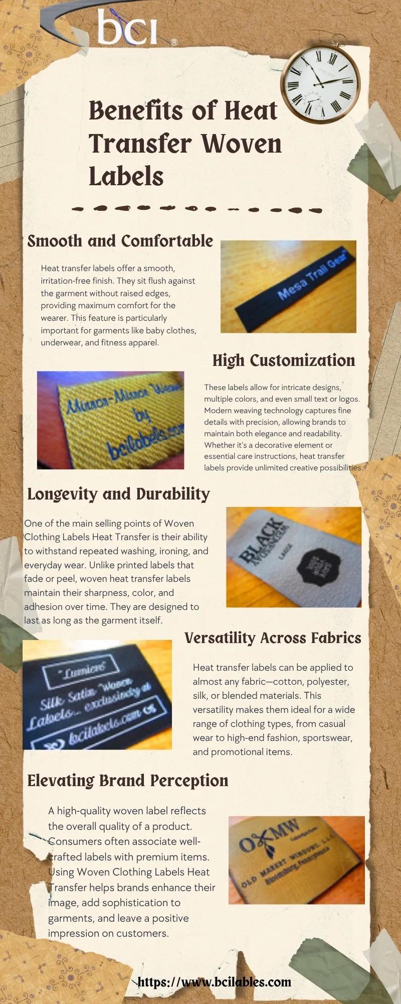 Woven Clothing Labels Heat Transfer Guide for Apparel Brands cover picture