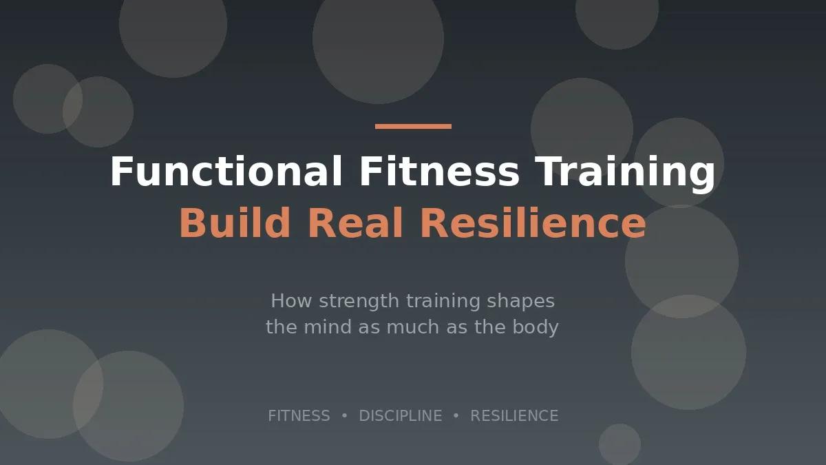 Functional Fitness Training: Build Mental Resilience and Discipline cover picture