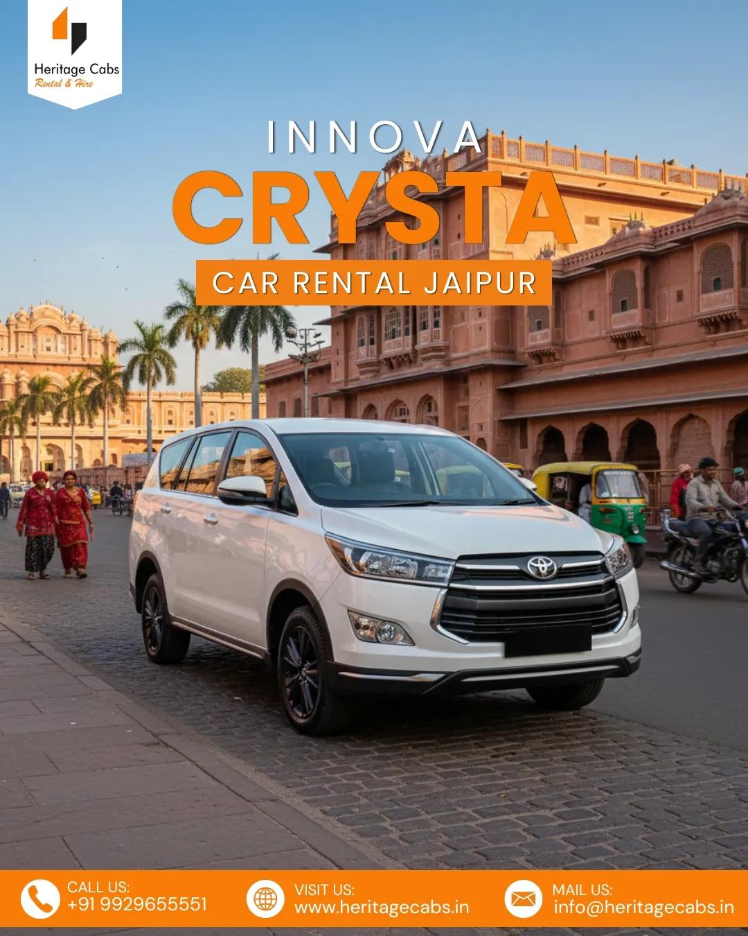 Innova Crysta Car Rental Jaipur | Comfortable & Reliable Car Hire cover picture