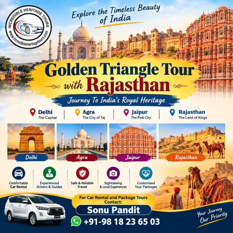 Golden Triangle Tour with Rajasthan: Journey To India's Royal Heritage cover picture