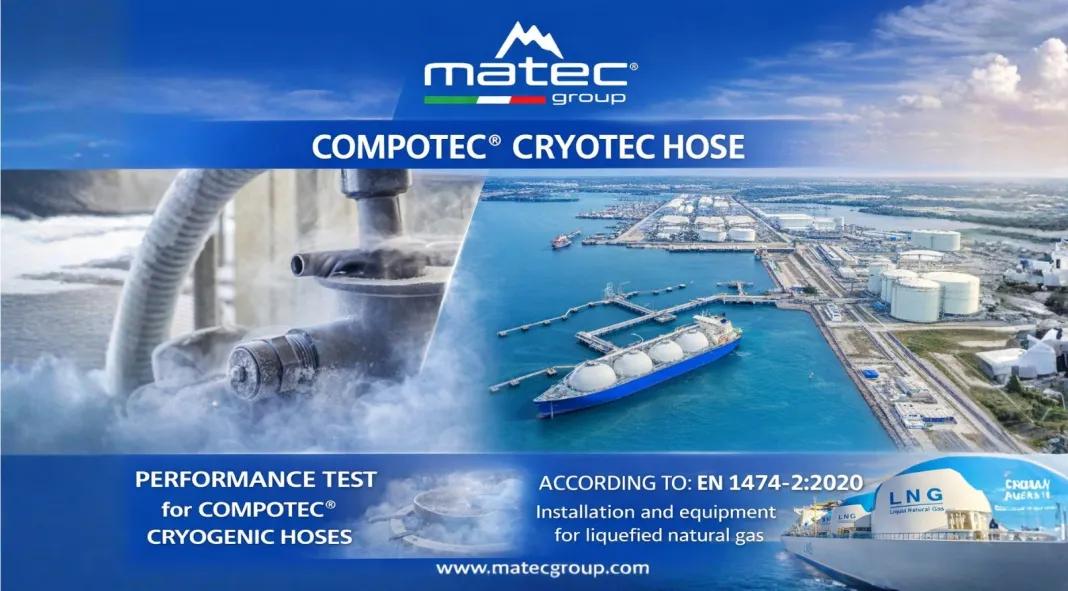 MATEC GROUP Achieves EN 1474 Certification for COMPOTEC CRYOTEC LNG Hoses cover picture