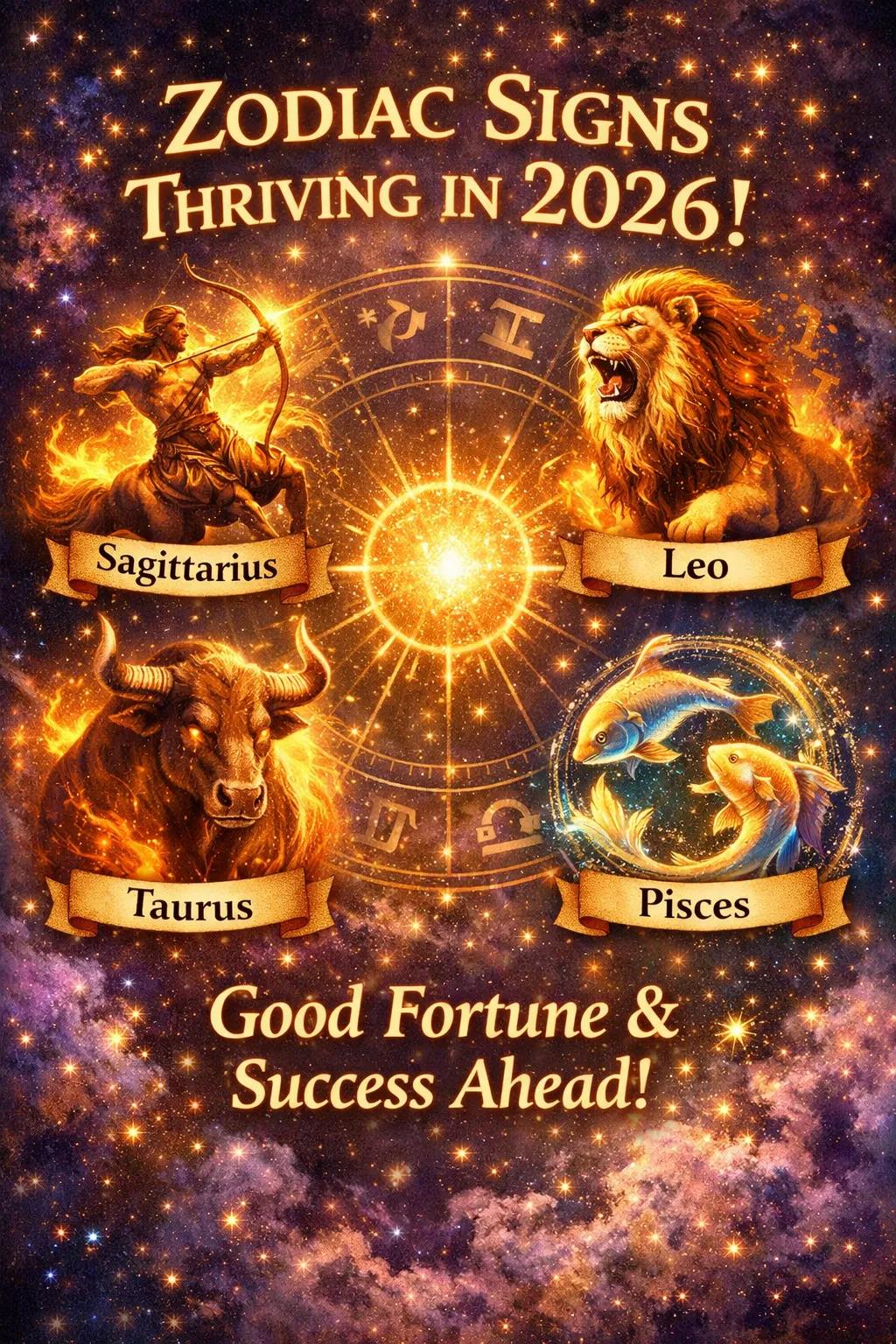 Zodiac Signs Most Likely to Thrive in 2026 According to Panmukhi Jyotish cover picture
