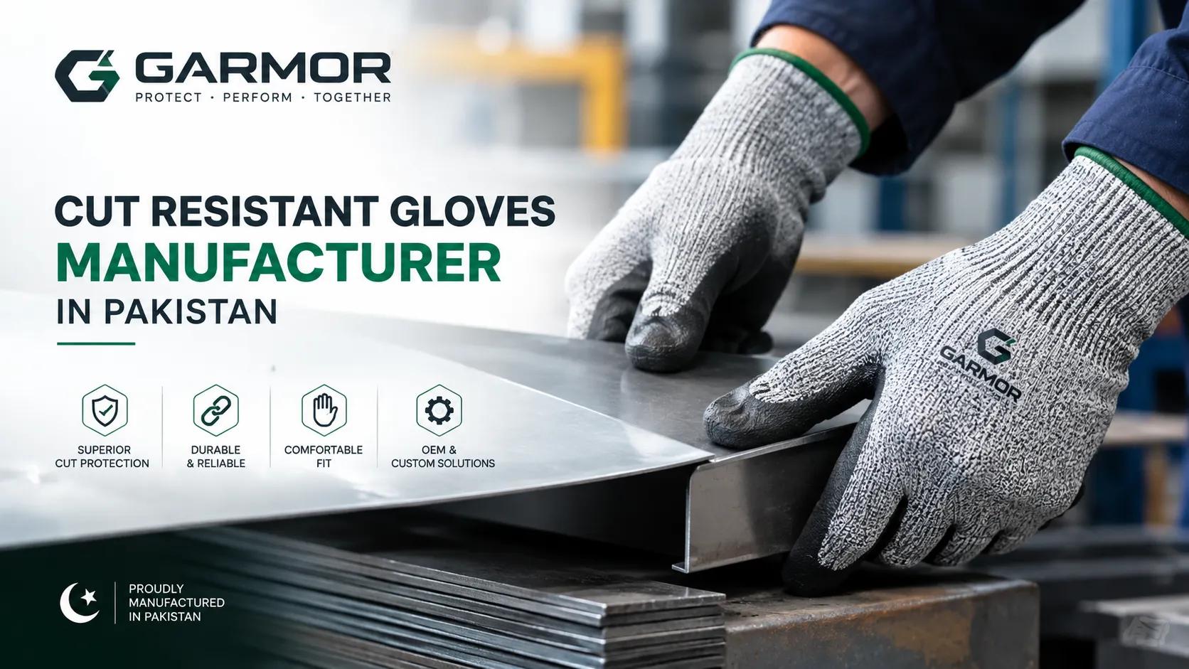 Cut Resistant Gloves Manufacturer in Pakistan - Garmor cover picture