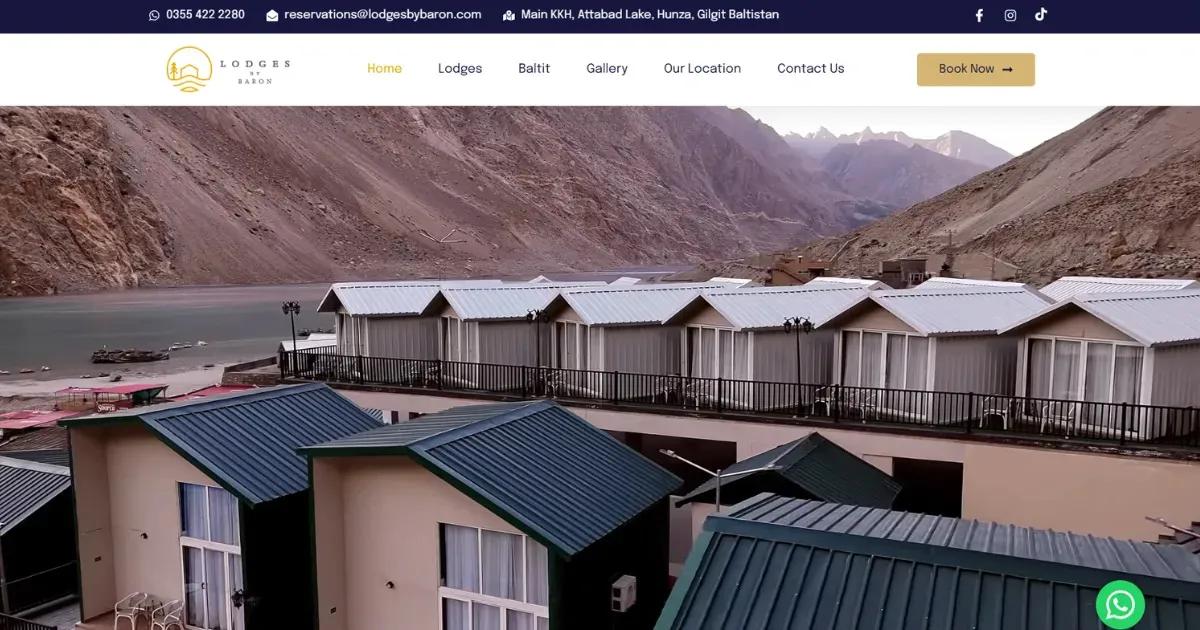 What facilities does hunza family resort provide? cover picture