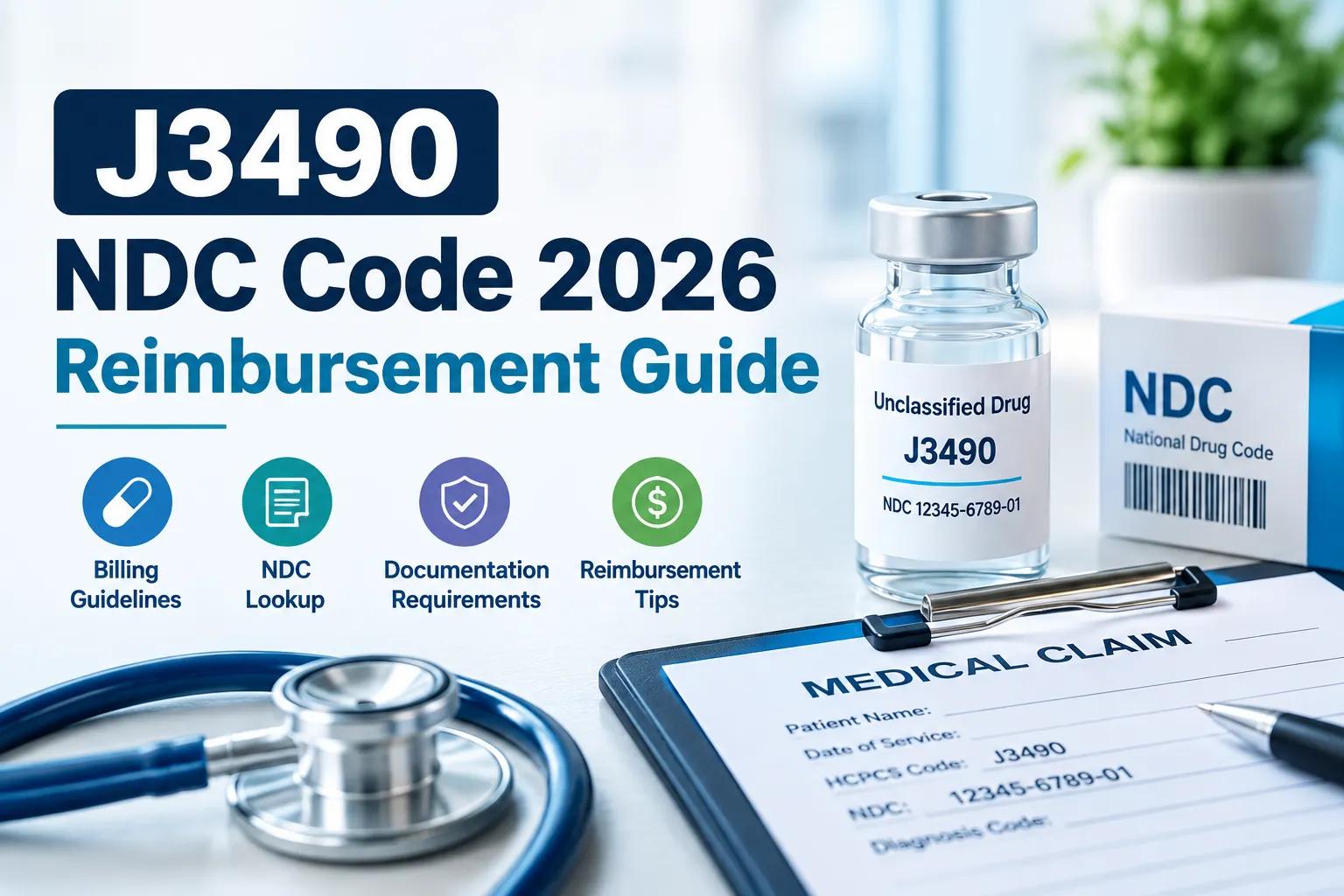 J3490 NDC Code 2026 Reimbursement Guide cover picture