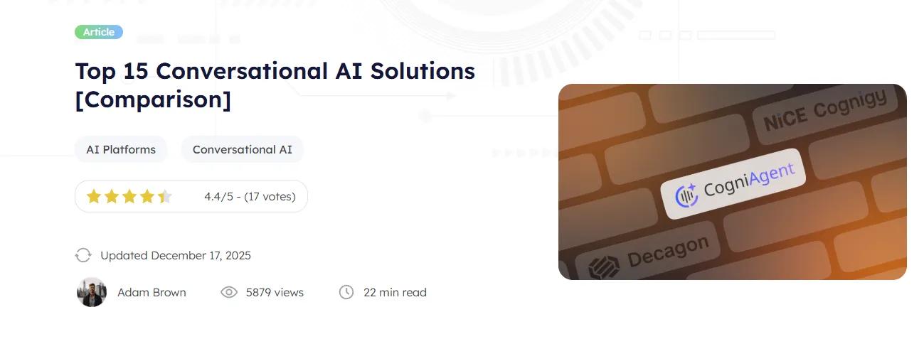 Unlocking Business Potential with Conversational AI Solutions cover picture
