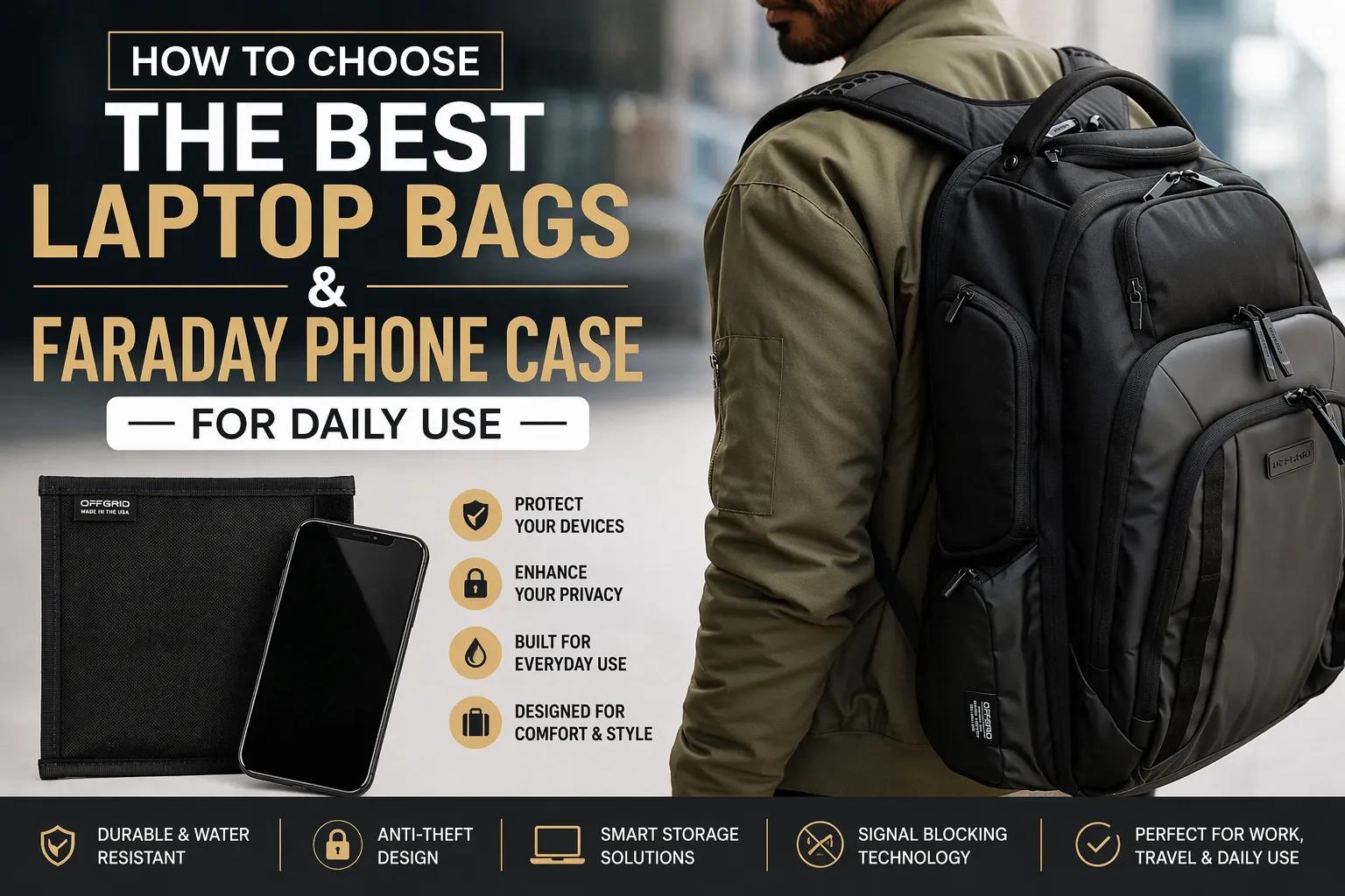 How to Choose The Best Laptop Bags & FaraDay Phone Case for Daily Use cover picture
