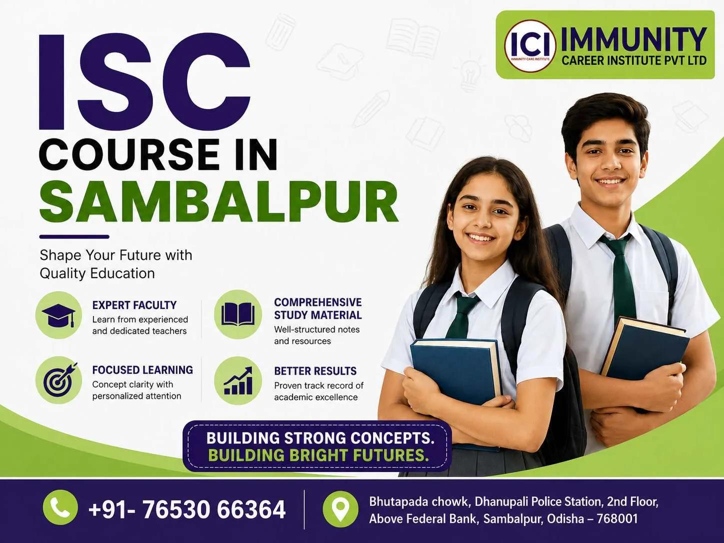 ISC Course in Sambalpur: Build a Bright Future with Immunity Career Institute cover picture