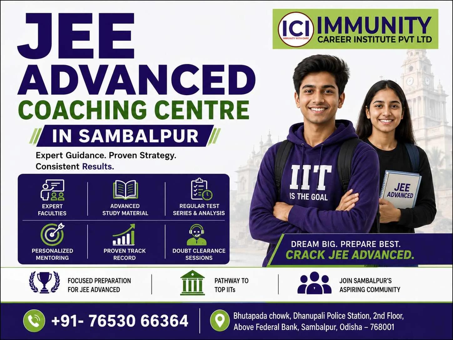 JEE Advanced Coaching Centre in Sambalpur – Build a Strong Foundation for IIT Success cover picture