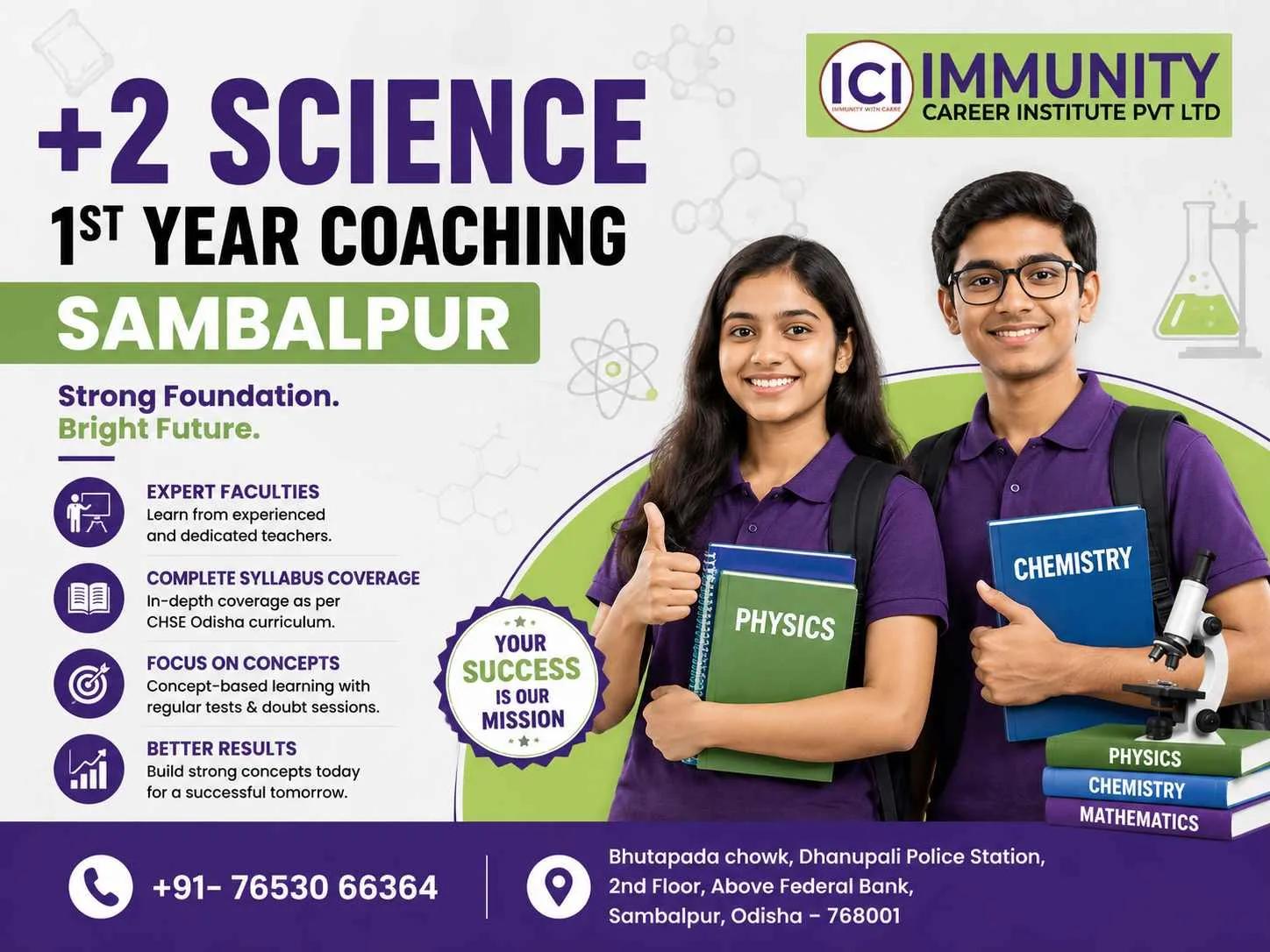 +2 Science 1st Year Coaching in Sambalpur – Build a Strong Foundation for Academic Success cover picture