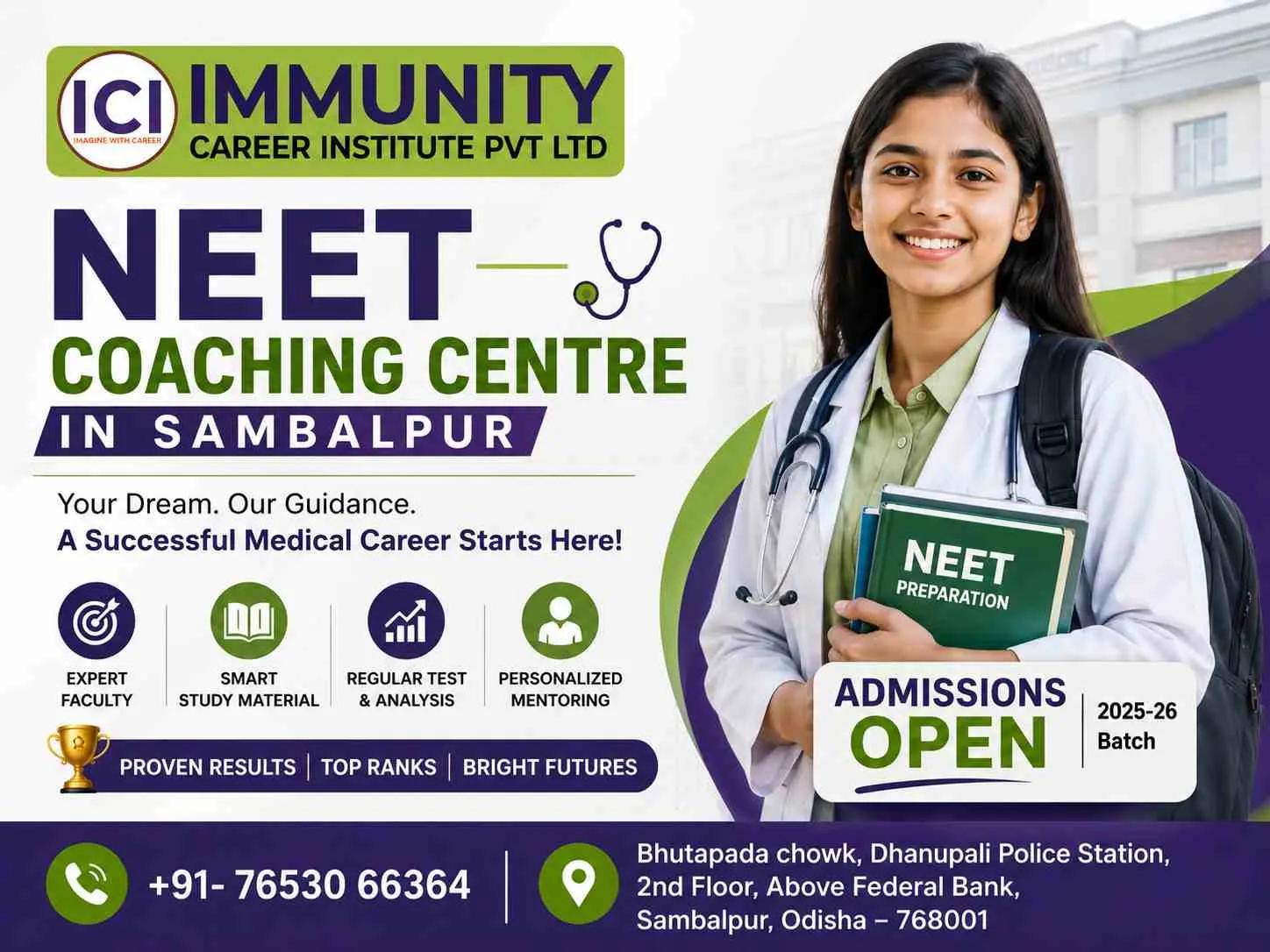 NEET Coaching Centre in Sambalpur: Build a Strong Foundation for Your Medical Career cover picture