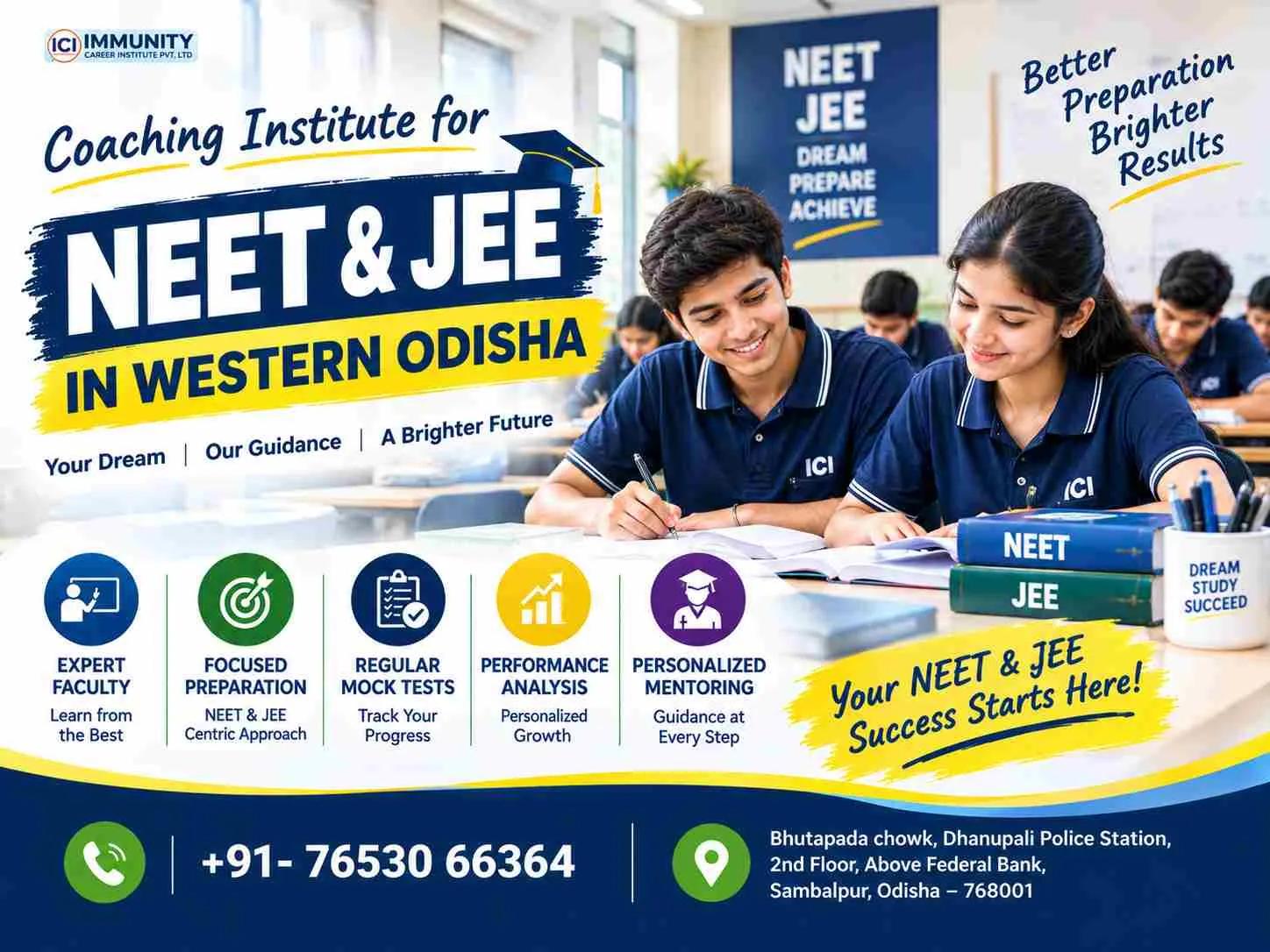 Coaching Institute for NEET JEE in Western Odisha: The Right Support for Competitive Exam Preparation cover picture