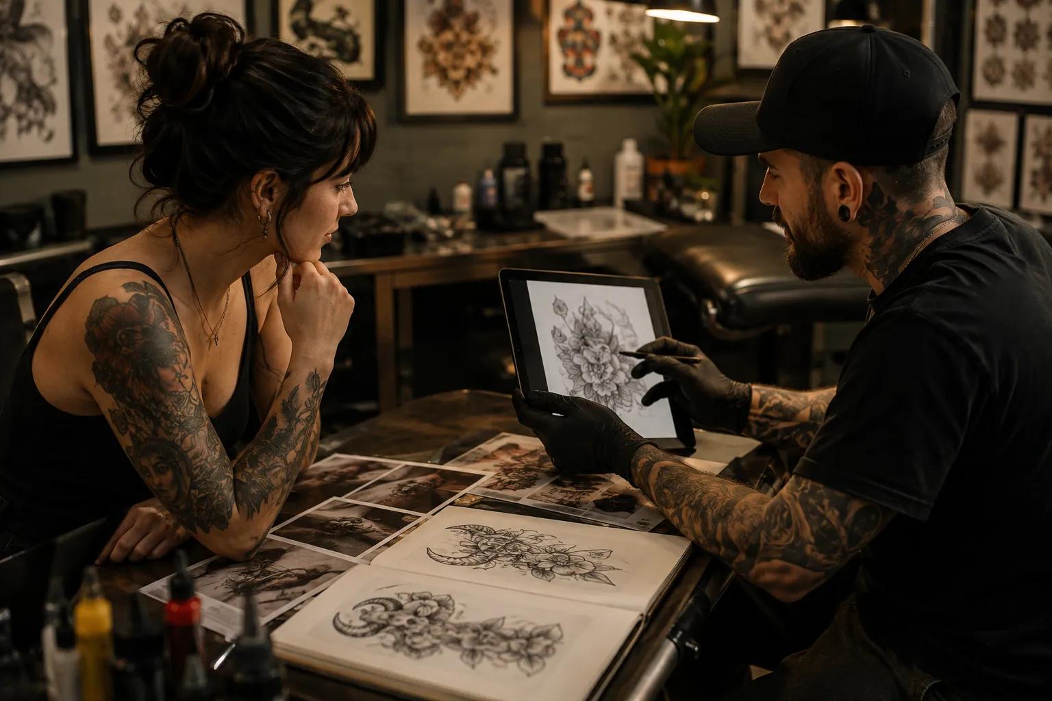 Ce qu’il faut discuter avec votre tatoueur avant de commencer la personnalisation d’un tatouage cover picture