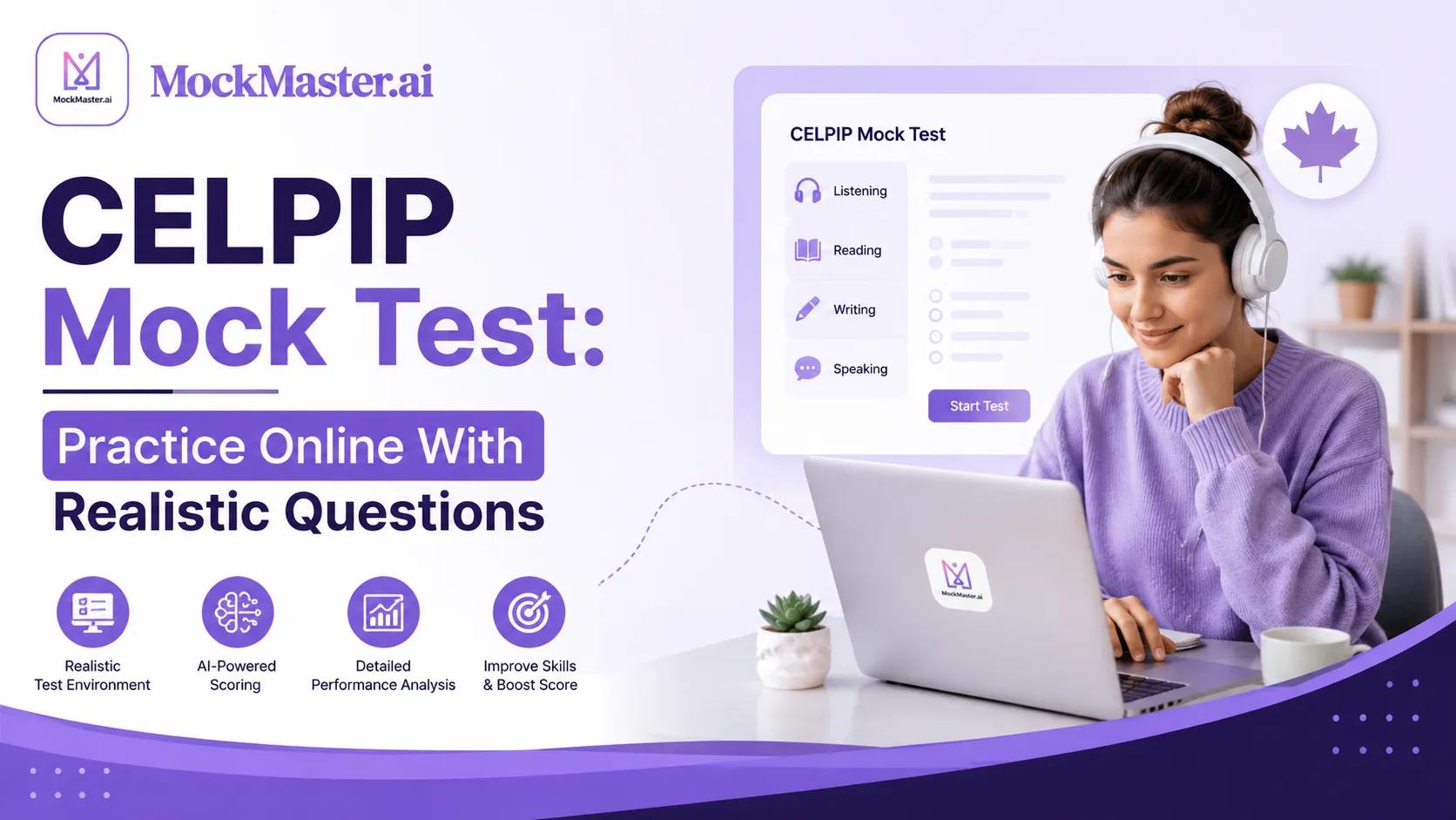 CELPIP Mock Test: Practice Online With R cover picture