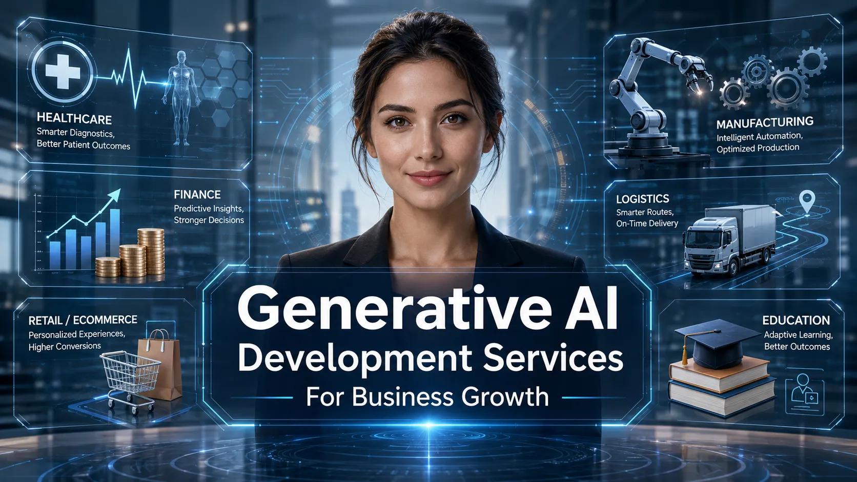 Generative AI Development Services For
Business Growth. cover picture