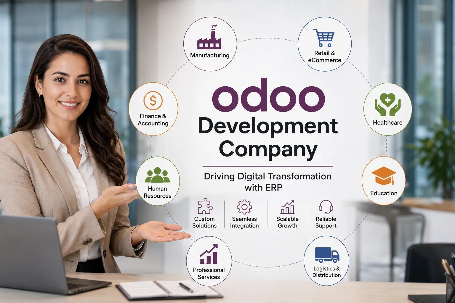 Odoo Development Company: Driving Digital Transformation with ERP cover picture